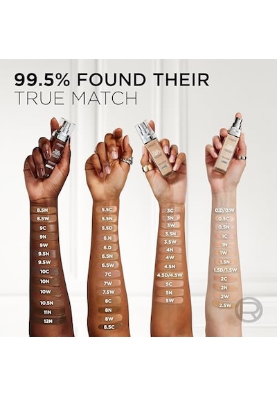 L'oreal Paris True Match Bakım Yapan Fondöten - 2n Nötr Alt Ton 00
