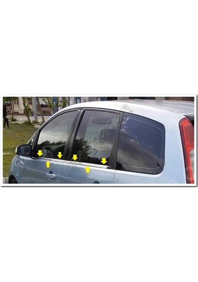 Markadan Ford C-Max Krom Cam Çıtası 2003-2010 4 Parça Paslanmaz Ç