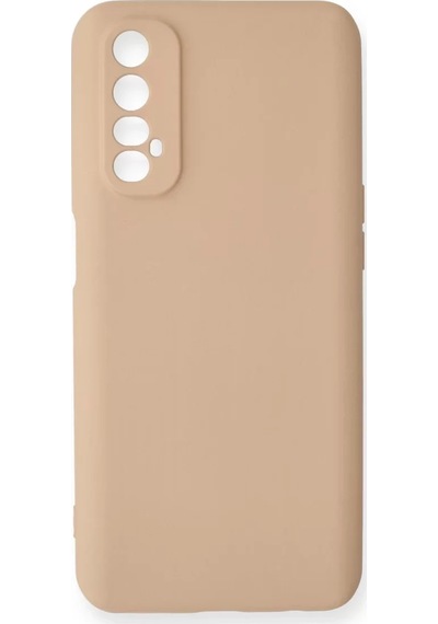 Newface Realme 7 Kılıf Nano İçi Kadife Silikon - Pudra Çok Renkli