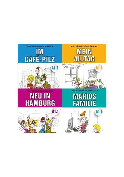 Çıpa Almanca A1 Seviye Hikaye Seti Toplam 4 Kitap