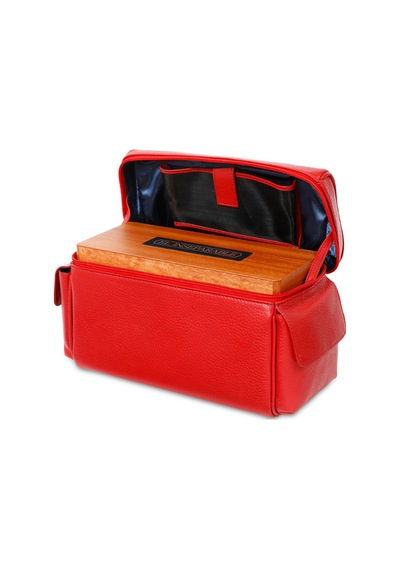 Gentili Emilio Kırmızı Deri, İspanyol Sediri Humidor 373029