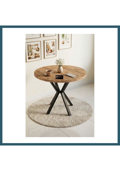 Bezos Yuvarlak Masa Atlantik Kahverengi 90 Cm Ob