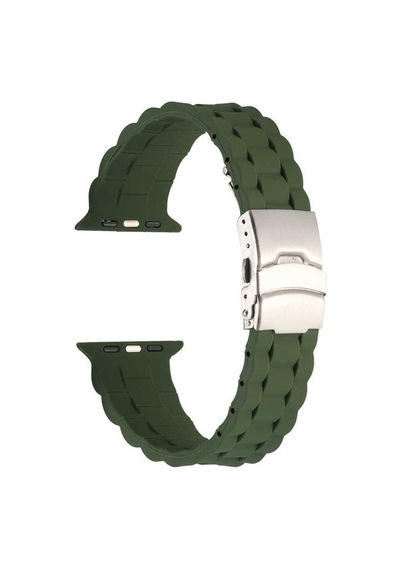 Watch 44mm Krd-72 Uyumlu Csk Kordon Koyu Yeşil