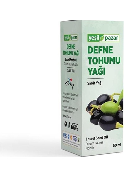 Yeşil Pazar Defne Tohumu Yağı 50 ML