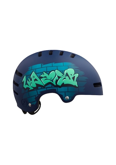 Kask One+ Ce-cpsc Mat Mavi Graffiti S Mavi