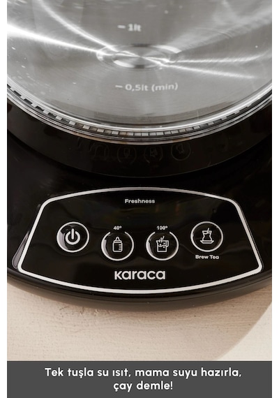 Karaca Çaysever 3 in 1 Konuşan 1700 W Su Isıtıcı Çay Makinesi