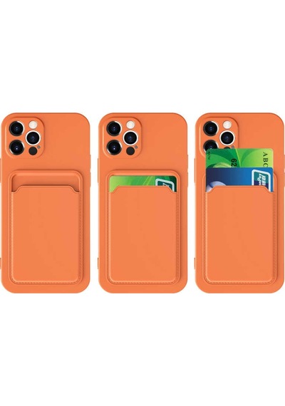 Apple Uyumlu iPhone 12 Pro Max Kılıf Zore Ofix Kartlık Bölmeli Kılıf