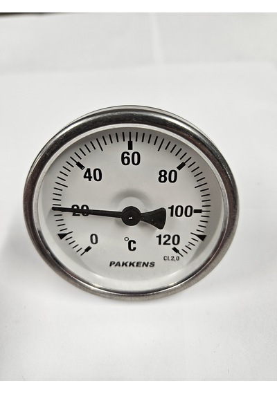 Pakkens Çap 63 Arkadan 0/+120 Derece 5 Cm Termometre