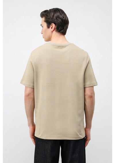 Antioch Regular Fit Basic Erkek T-shirt Haki