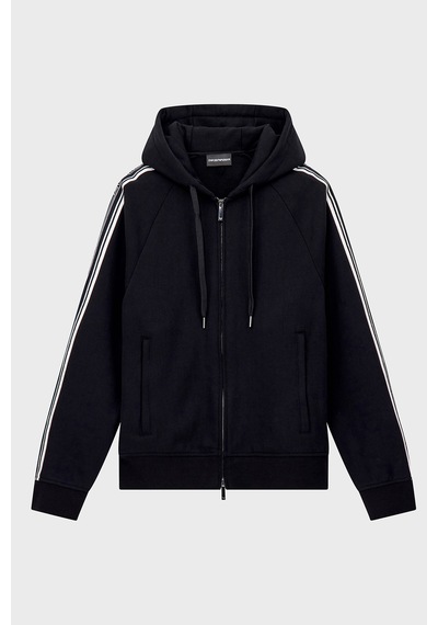 Emporio Armani %100 Pamuk Fermuar Ve Cepli Sweat Erkek Sweat Em006849 Af13713 Uc001 Siyah