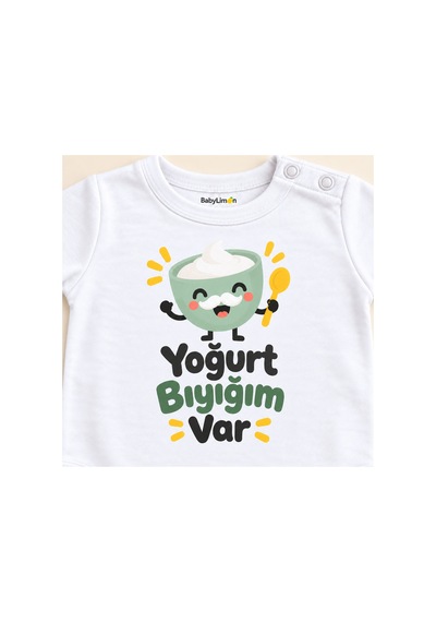 Babylimon Yoğurt Bıyığım Var Beyaz Kısa Kollu Çıtçıtlı Bebek Zıbını Beyaz - Yoğurt Bıyığım Var - 928161924 Beyaz - Yoğurt Bıyığım Var Babylimon Yoğurt Bıyığım Var Beyaz Kısa Kollu Çıtçıtlı Bebek Zıbını Beyaz - Yoğurt Bıyığım Var - 928161924 Beyaz - Yoğurt Bıyığım Var