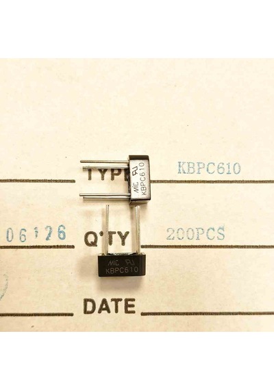 Kbpc610 Mıc 6a 1000v Masa Tipi Köprü Diyot 12 Adet