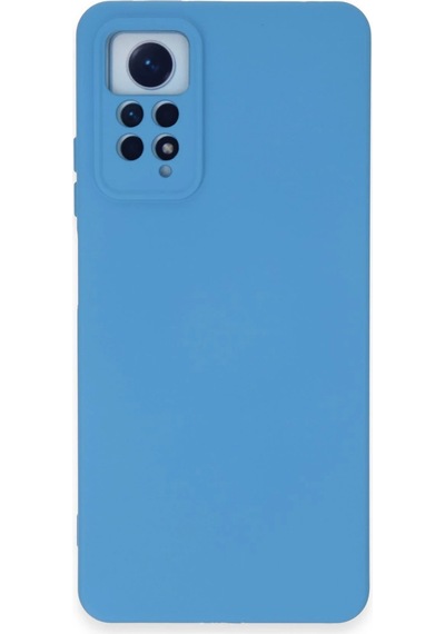 Newface Xiaomi Redmi Note 12 Pro 4g Kılıf Nano İçi Kadife Silikon Semeglbl - 51 - Mavi