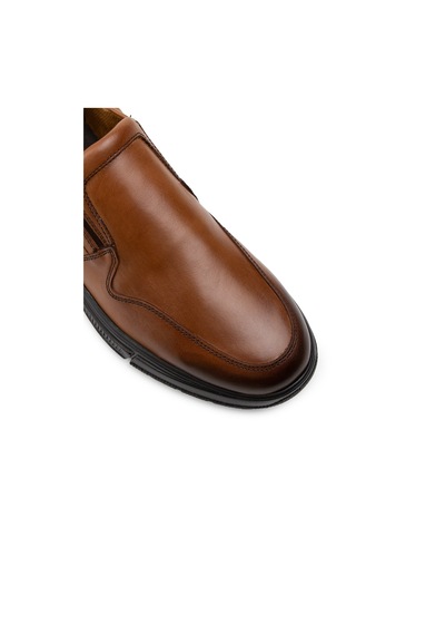 Deery Hakiki Deri Taba Rengi Loafer Erkek Ayakkabı - 01874mtbac01 Taba