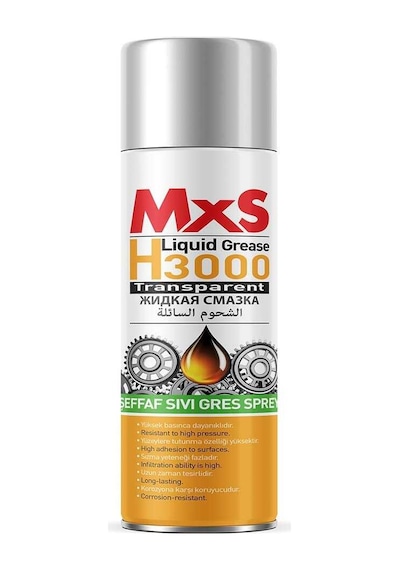Mxs H3000 Şeffaf Sıvı Gres Sprey 400 ML