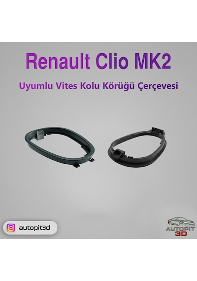 Renault Clio Mk2 Vites Kolu Körüğü Çerçevesi Siyah