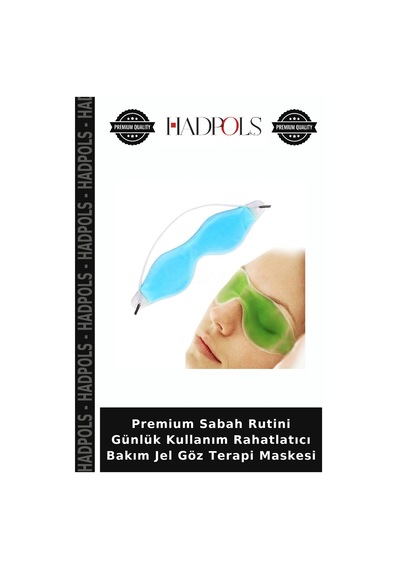 Premium Sabah Rutini Günlük Kullanım Rahatlatıcı Bakım Jel Göz Terapi Maskesi Çok Renkli