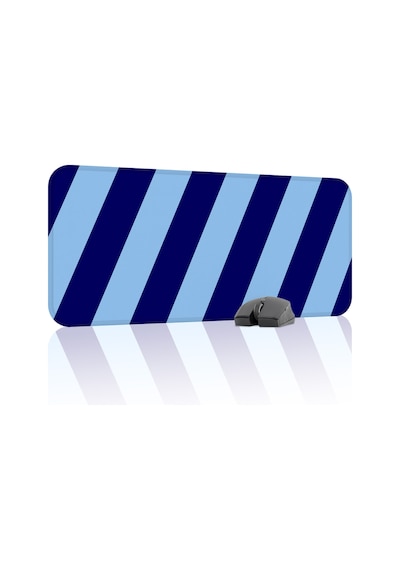 Mavi Lacivert 70x30 Xl Taraftar Gaming Oyuncu Mouse Pad Kaymaz Taban Büyük Klavye Fare Altlığı Şerit