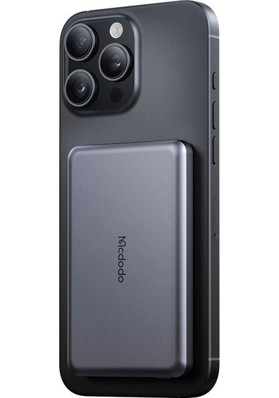 Mcdodo Mc-4641 20w 5000mah Metal Manyetik Kablosuz Powerbank Siyah