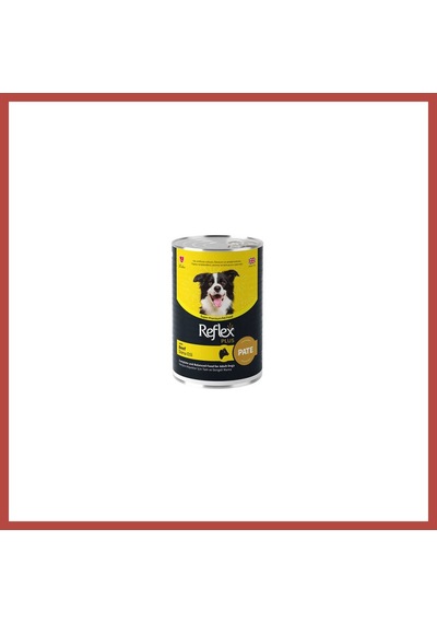 Reflex Plus Pate İçinde Et Parçacıklı Dana Etli Yetişkin Köpek Konservesi 395 Gr Erdotıca