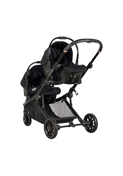 Prego İbiza Plus Travel Sistem İkiz Bebek Arabası 2223 Siyah