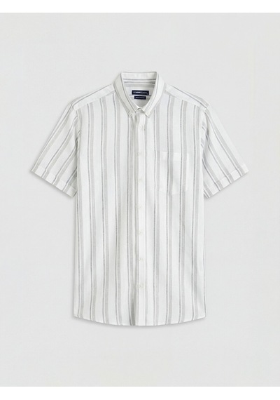 Lcwaıkıkı Classic Yeşil Regular Fit Armürlü Erkek Gömlek