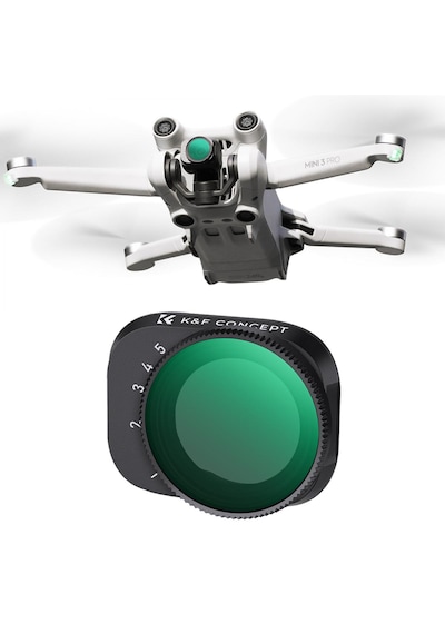 K&f Concept Djı Drone Mini 3 Pro Ve Mini 3 İçin Değişken Nd2-nd32 Filtre