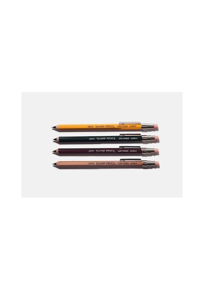 Ohto Wood Sharp Mini Mekanik Kurşun Kalem 0.5mm Sarı Aps-350es