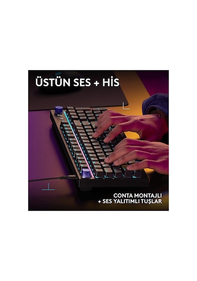 Logıtech G316 X 98 Kablolu Oyuncu Klavyesi - Türkçe Tuş Dizimi Tactile Siyah 920-014194
