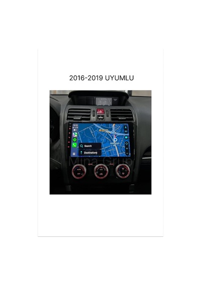 Subaru 2016-2019 Uyumlu Multimedya Carplay & Android Auto - Geri Görüş Kameras Hediye 8gb 8