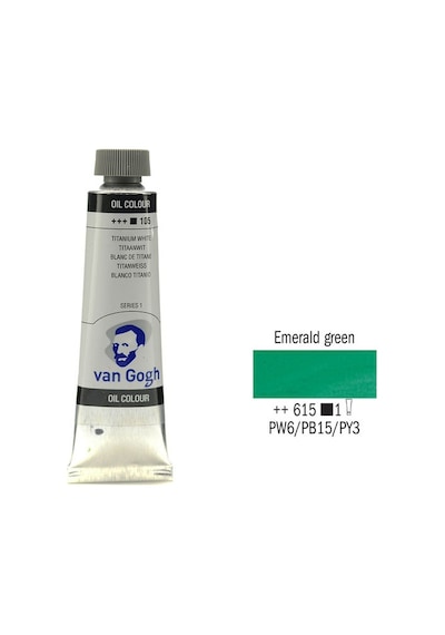 Van Gogh 40 ML Yağlı Boya Seri:1 No:615 Emerald Green