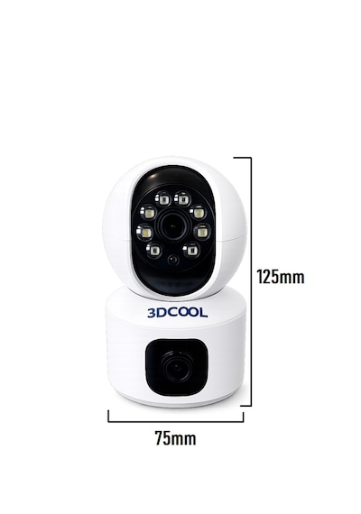3dcool Hieasy 4mp 2 Kameralı Ptz Hareketli Kablosuz Bebek Kamerası
