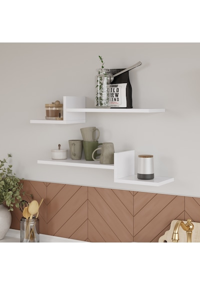 Mykanos Dekoratif Duvar Rafı Çok Amaçlı Kitaplık Rafı Salon Mutfak Banyo Çalışma Odası Duvara Monte Raf Beyaz Mykanos Dekoratif Duvar Rafı Çok Amaçlı Kitaplık Rafı Salon Mutfak Banyo Çalışma Odası Duvara Monte Raf Beyaz