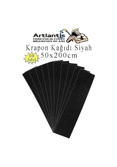 Artlantis Renkli Krapon Kağıdı 50x200 Cm 10 Adet Renkli Grapon Kağıdı Okul Sınıf Etkinlik Kreş Okul Öncesi Kı Genel