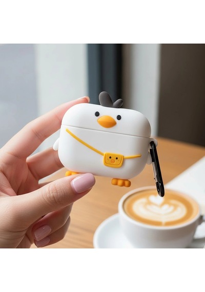 Caseonn Samsung Uyumlu Galaxy Buds 3 Pro Kılıf Karakter Figürlü Civciv