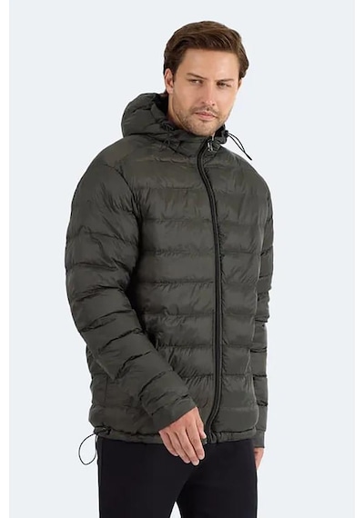 Slazenger Brelıs Erkek Çift Taraflı Lacivert Haki Mont & Kaban