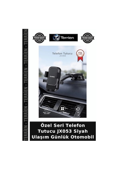 Özel Seri Telefon Tutucu Jx053 Siyah Ulaşım Günlük Otomobil