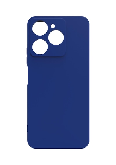 General Mobile Gm Era 30 Kılıf Kamera Korumalı Silikon Rubber Arka Kapak Mavi