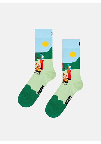 Happy Socks Beyaz Erkek Desenli Çorap 3-pack No. 1 Dad Socks Gift Set