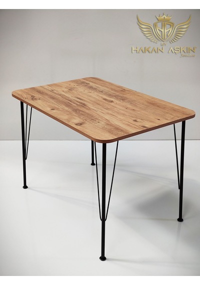 By Hakan Aşkın Metal Ayaklı 70x110 Cm Eclipse 2024 Mutfak - Balkon - Çalışma Masası Eclipse Atlantik Çam