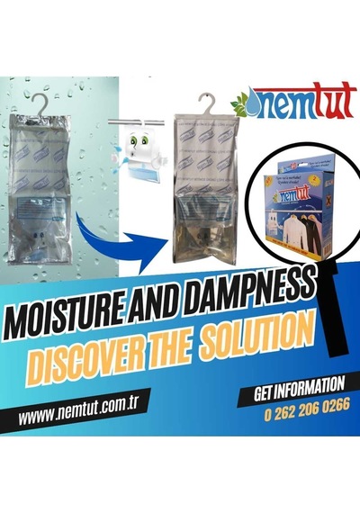 Dehumidifier Moisture Absorber Odor Remover Mold & Corrosion Preventive 1 Kg 1 Box / 2 Packs