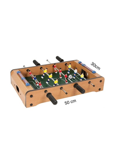 Ahşap Masa Üstü Futbol Langırt Oyunu 50cm