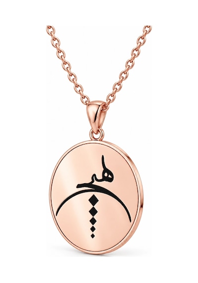 Tasavvufi Hiç Kolyesi 925 Ayar Gümüş - Rose Rose Gold