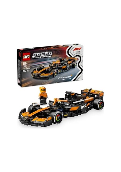Mclaren F1 Mcl38 Yarış Arabası 77251 10 Yaş Ve Üzeri Kız Ve Erkek Çocukları İle Yetişkin Motorseverler İçin Sürücü Minifigürü İçeren Yapım Ve Sergileme Seti 269 Parça