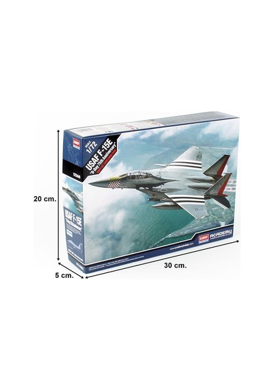 Academy 12568 1/72 Ölçek, Usaf F-15e Savaş Uçağı, Plastik Model Kiti-55925