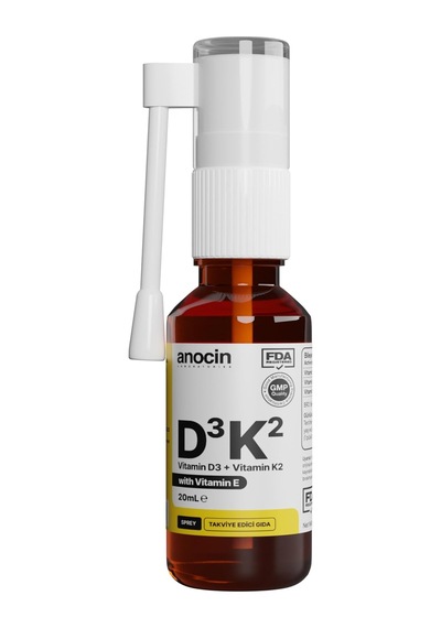 Tr Vitamin D3 K2 Vitamin E, 1000 Iu 2m Mcg Damla 20 Ml D3 K2 Vitamin D3k2