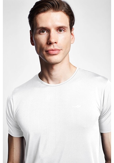 Lescon Erkek Kısa Kol T-shirt 25s-1220-25b Beyaz