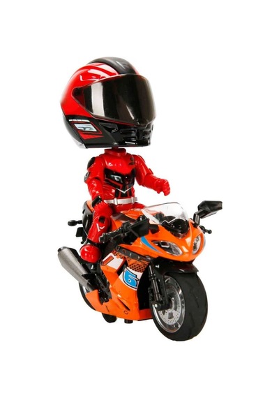 1:14 Sesli Ve Işıklı Çek Bırak Yarış Motosikleti Çok Renkli