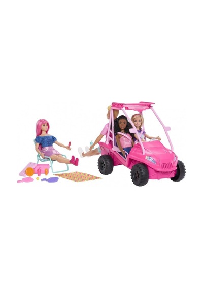 Barbie Plaj Arabası Oyun Seti Jfv68