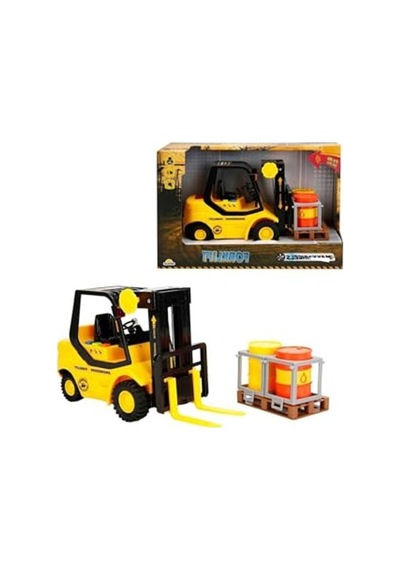 24 Cm Sesli Ve Işıklı Forklift, Eğlenceli Oyun Aracı